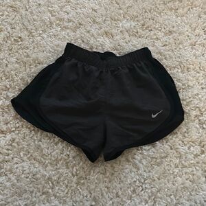 NIKE dri fit dark grey and black shorts